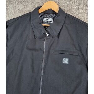 Dixxon Form & Function Detroit Style Mens Black Zip Work Jacket XL‎ Quilted Coat